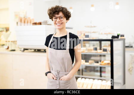 Froehlich Barista Stockfoto