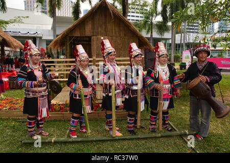 BANGKOK, THAILAND - Januar 25,2017: Thailand Tourismus Festival 2017 DETAIL; Datum 25 - 29 Jan 2017 Veranstaltungsort: Lumpini Park, Bangkok. Aktivitäten: 5 Regi Stockfoto