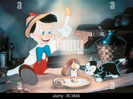 Original Film Titel: Pinocchio. Englischer Titel: Pinocchio. Jahr: 1940. Regie: HAMILTON LUSKE, BEN SHARPSTEEN. Credit: WALT DISNEY PRODUCTIONS/Album Stockfoto