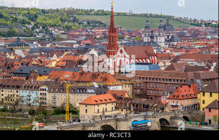 Würzburg in Deutschland Stockfoto