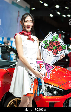 2019/01/11 Makuhari, die jährliche Tokio Auto Salon in Makuhari Messe, Chiba bis Sonntag geöffnet. (Fotos von Michael Steinebach/LBA) Stockfoto