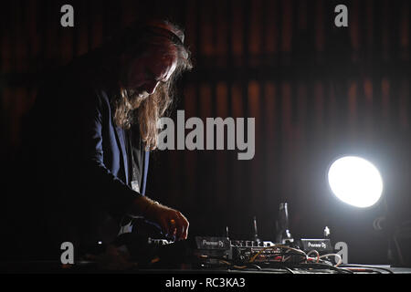 Miami Beach, FL, USA. 12 Jan, 2019. Arthur Baker führt im Fillmore am 12 Januar, 2019 in Miami Beach, Florida. Quelle: MPI04/Medien Punch/Alamy leben Nachrichten Stockfoto