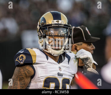 Oakland, Kalifornien, USA. 14 Aug, 2015. St. Louis Rams cornerback Trumaine Johnson (22) am Freitag, 14. August 2015 in Oakland, Kalifornien. Die Räuber besiegt die Rams 18-3 in einem preseason Spiel. Credit: Al Golub/ZUMA Draht/Alamy leben Nachrichten Stockfoto