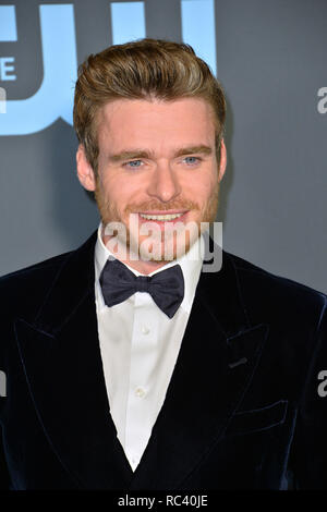 Santa Monica, Kalifornien, USA. 13 Jan, 2019. Richard Madden am 24. jährlichen Critics' Choice Awards in Santa Monica. Bild: Paul Smith/Featureflash Credit: Paul Smith/Alamy leben Nachrichten Stockfoto