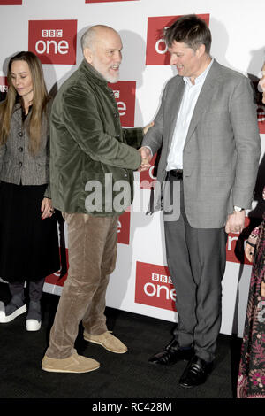 Special Screening neuer BBC One Drama "Die ABC-Morde" am BFI Southbank, London. Mit: John Malkovich, James Prichard, Tara Fitzgerald, Wo: London, Vereinigtes Königreich, wenn: 13 Dez 2018 Credit: Lukas Hannaford/WANN Stockfoto
