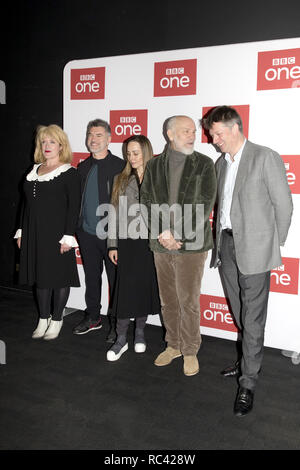 Special Screening neuer BBC One Drama "Die ABC-Morde" am BFI Southbank, London. Mit: Sarah Phelps, Alex Gabassi, John Malkovich, Tara Fitzgerald, James Prichard Wo: London, Großbritannien Wann: 13 Dec 2018 Credit: Lukas Hannaford/WANN Stockfoto