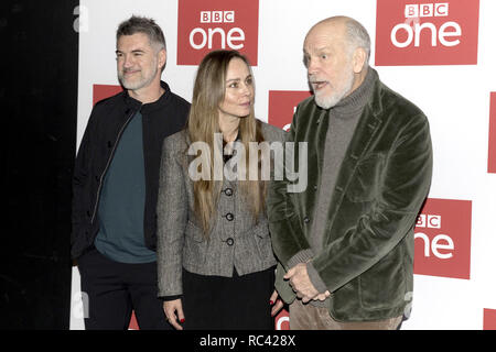 Special Screening neuer BBC One Drama "Die ABC-Morde" am BFI Southbank, London. Mit: John Malkovich, Tara Fitzgerald, Alex Gabassi Wo: London, Großbritannien Wann: 13 Dec 2018 Credit: Lukas Hannaford/WANN Stockfoto