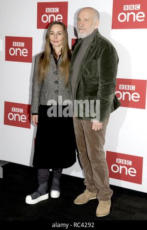 Special Screening neuer BBC One Drama "Die ABC-Morde" am BFI Southbank, London. Mit: John Malkovich, Tara Fitzgerald, Wo: London, Vereinigtes Königreich, wenn: 13 Dez 2018 Credit: Lukas Hannaford/WANN Stockfoto