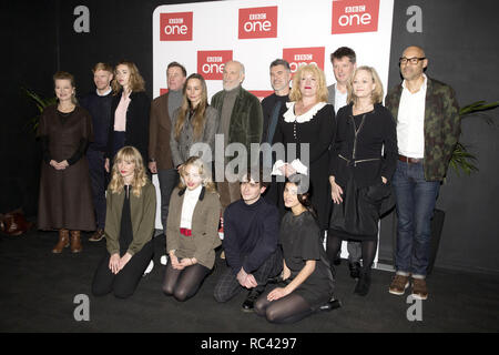 Special Screening neuer BBC One Drama "Die ABC-Morde" am BFI Southbank, London. Mit: Tamzin Griffin, Michael Shaeffer, Freya Mavor, Helen Ziegler, Christopher Villiers, Tara Fitzgerald, Eva Austin, John Malkovich, Alex Gabassi, Conrad McCroddan, Sarah Phelps, Anya Chalotra, James Prichard, Lizzy McInnerny, Basi Akpabio Wo: London, Großbritannien Wann: 13 Dec 2018 Credit: Lukas Hannaford/WANN Stockfoto