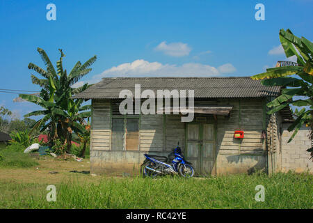 Die traditionellen malaiischen Kampung Stil Haus in Iskandar, Johor, Malaysia Stockfoto