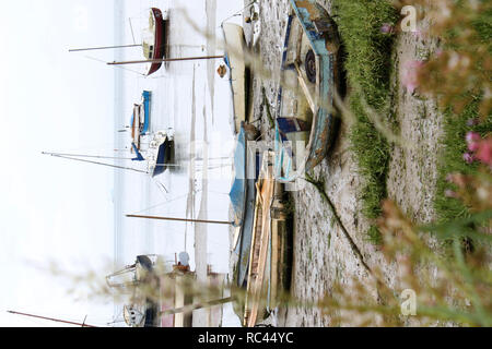 Boote bei Leigh-on-Sea, Essex, Großbritannien Stockfoto