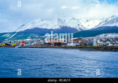 Hafen von Ushuaia, Feuerland, Argentinien Stockfoto