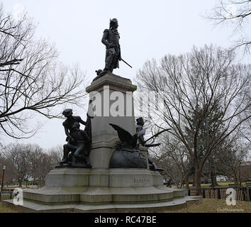 Statue von Brigadier General Thaddeus Kosciuszko in Washington DC Stockfoto