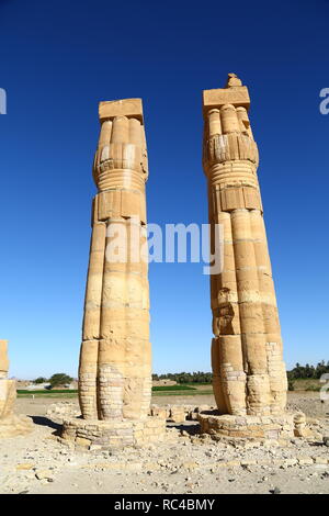 In Afrika Sudan soleb die antiken Tempel der schwarzen Pharaonen in der Mitte der Wüste Stockfoto