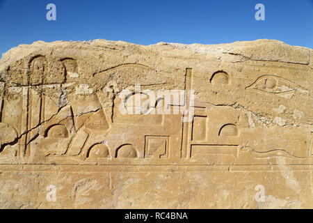 In Afrika Sudan soleb die antiken Tempel der schwarzen Pharaonen in der Mitte der Wüste Stockfoto