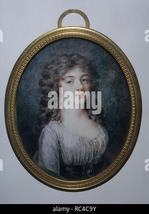 Porträt der Gräfin Yelizaveta Borisovna Shakhovskaya (1773-1796). Museum: Staatliche Eremitage, St. Petersburg. Autor: Ritt, Augustin Christian. Stockfoto