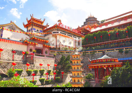 Buddhistische Tempel Kek Lok Si (der Tempel der Höchsten Glückseligkeit), Georgetown, Insel Penang, Malaysia Stockfoto