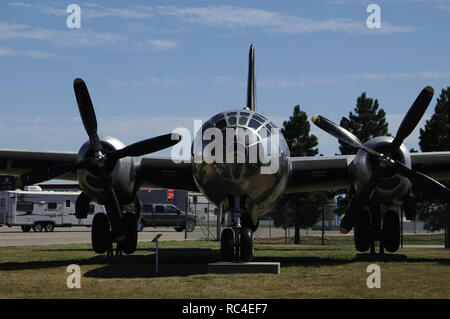 BOEING. Die B-29 UPERFORTRESS'. El Primer prototipo voló El 21 de Septiembre de 1942. Fue utilizado en Corea, finalizando su servicio En 1954. Museo del Aire y el Espacio. Box Elder. Estado de Dakota del Sur. Estados Unidos. Stockfoto