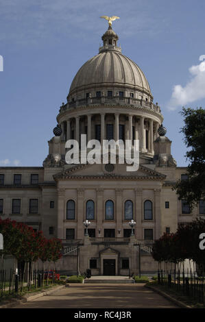 Jackson. Zustand von Mississippi. Mississippi State Capitol. Gehäuse der Mississippi Gesetzgebung. 1901 Gebaut von Theodore C. Link (1850-1923). USA. Stockfoto