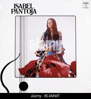 PANTOJA, Isabel. MARIA ISABEL PANTOJA MARTIN. CANTANTE ESPAÑOLA. SEVILLA. PORTADA DE DISCO" FUE POR TU VOZ' 1974. Stockfoto