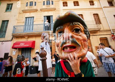 Fiestas de Santa Càndida. Llucmajor.Migjorn.Mallorca.Islas Baleares. España. Stockfoto