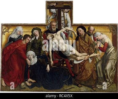 Der Abstieg vom Kreuz. Museum: Museo del Prado, Madrid. Autor: Weyden, Rogier van der. Stockfoto