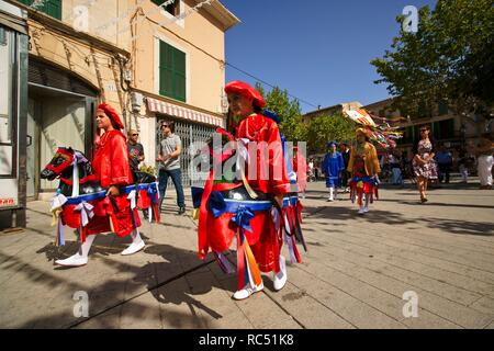 Fiestas de Santa Càndida. Llucmajor.Migjorn.Mallorca.Islas Baleares. España. Stockfoto