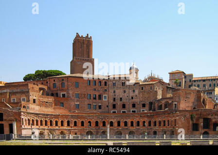 Stimmen aus dem Kolosseum, der Trajans Märkte, Rom, Italien Stockfoto