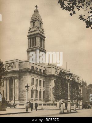 Bin arylebone Rathaus, einer der bedeutendsten Londoner neue Gebäude', c 1935. Schöpfer: Donald McLeish. Stockfoto