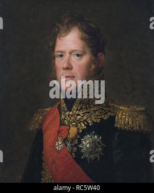 Portrait von Marschall Michel Ney (1769-1815). Museum: private Sammlung. Autor: GERARD, François. Stockfoto