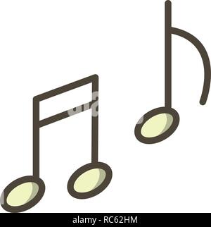 Vektor Symbol Musik Stock Vektor