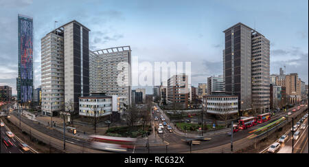 Croydon Wellesley Road, Skyline Stockfoto