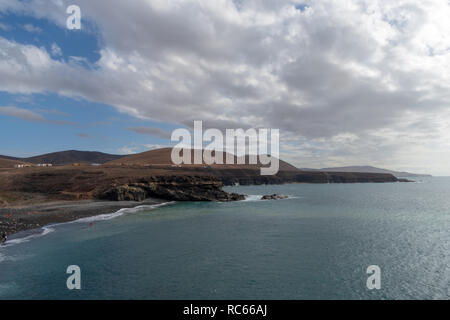 Küste von Ajuy auf Fuerteventura, Kanarische Inseln, Spanien Stockfoto