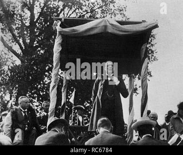 Winston Churchill in seiner Rede bei Chelmsford, 9. September 1916 Stockfoto