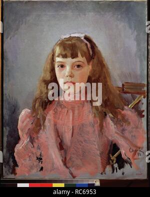 Bildnis der Großfürstin Olga alexandrowna von Russland (1882 - 1960). Museum: Staatliches russisches Museum, St. Petersburg. Autor: Serov, Valentin Alexandrowitsch. Stockfoto