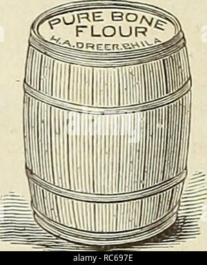 . Dreer's Garten Kalender. Samen Kataloge; Baumschulen Kataloge; Gartengeräte und Zubehör Kataloge; Blumen Samen Kataloge ; Obst ; Gemüse Samen Samen Kataloge Kataloge. . Bitte beachten Sie, dass diese Bilder sind von der gescannten Seite Bilder, die digital für die Lesbarkeit verbessert haben mögen - Färbung und Aussehen dieser Abbildungen können nicht perfekt dem Original ähneln. extrahiert. Henry A. Dreer (Hart); Henry G. Gilbert Baumschule und Saatgut Handel Katalog Kollektion. Philadelphia, Pa: Henry A. Dreer Stockfoto