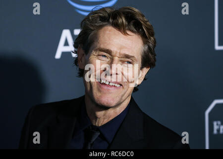 Santa Monica, Vereinigte Staaten. 13 Jan, 2019. Willem Dafoe kommt an der 24. jährlichen Critics' Choice Awards im Barker Hangar am 13 Januar, 2019 in Santa Monica, Los Angeles, Kalifornien, USA. (Foto von Xavier Collin/Image Press Agency) Quelle: Bild Presse Agentur/Alamy leben Nachrichten Stockfoto