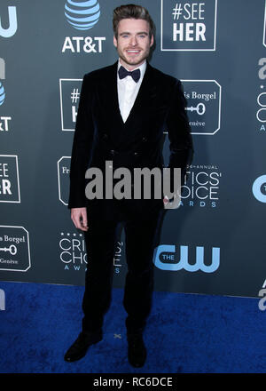 Santa Monica, Vereinigte Staaten. 13 Jan, 2019. Richard Madden kommt an der 24. jährlichen Critics' Choice Awards im Barker Hangar am 13 Januar, 2019 in Santa Monica, Los Angeles, Kalifornien, USA. (Foto von Xavier Collin/Image Press Agency) Quelle: Bild Presse Agentur/Alamy leben Nachrichten Stockfoto