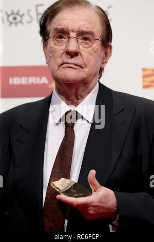 Zaragoza, Spanien. 13 Jan, 2019. JoseFrade Productor und Enrique Cerezo ForqueAwards des spanischen Kinos gehalten am Zaragoza Conference Center Foto: Juan Carlos Rojas/Corrdon drücken Sie Credit: CORDON PRESSE/Alamy leben Nachrichten Stockfoto