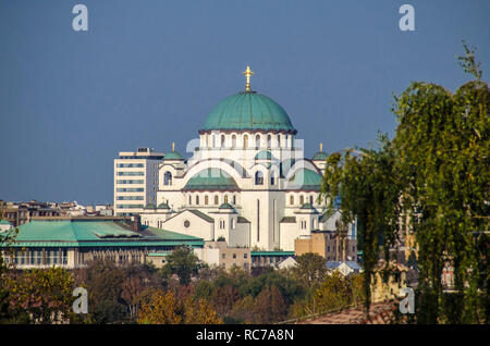 Saint Sava Kirche, Belgrad, Serbien Stockfoto