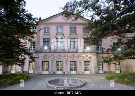 Marques de Pombal Palace - Palácio do Marquês de Pombal, Oeiras, Portugal, Europa Stockfoto