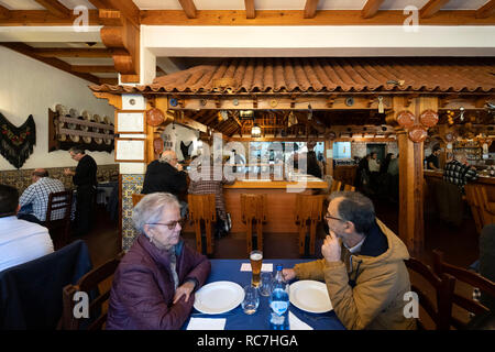 Restaurant Manjar Do Marques Pombal in Portugal, Europa Stockfoto