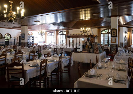 Restaurant Manjar Do Marques Pombal in Portugal, Europa Stockfoto