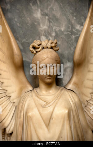 Angel Sculpture, Bath Abbey, Somerset Stockfoto