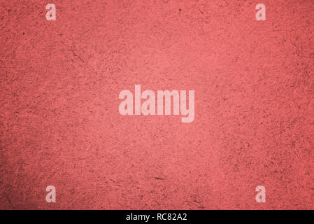 Abstrakte rosa Papier Textur Hintergrund. Farbe des Jahres für 2019 - lebende Koralle. Stockfoto
