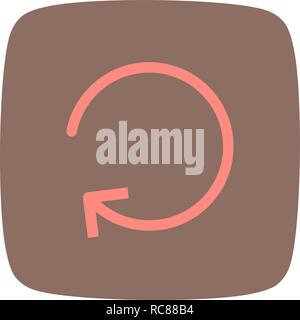 Vektor Icon Aktualisieren Stock Vektor