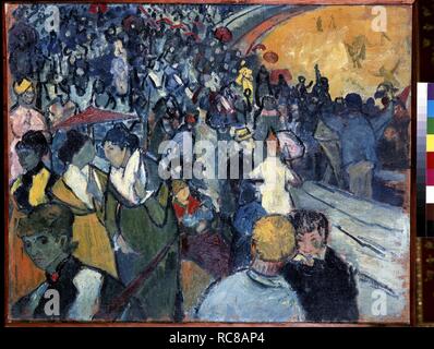 Die Arena in Arles. Museum: Staatliche Eremitage, St. Petersburg. Autor: Van Gogh, Vincent. Stockfoto