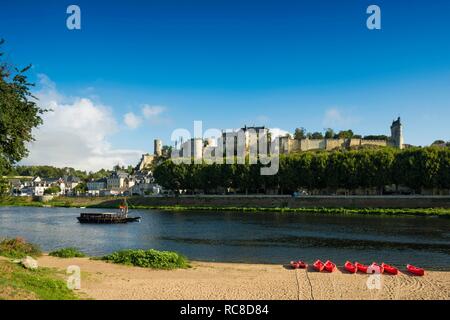 Chinon, Departement Indre-et-Loire, Region Centre, Frankreich Stockfoto