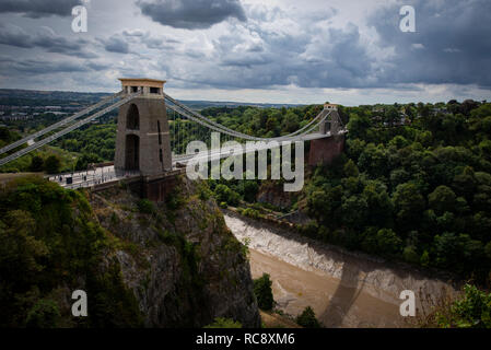Clifton Suspension Bridge, Großbritannien Stockfoto
