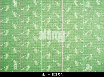 Floral Background. Branchen mit grün Blätter und Fallen unter Textur für Natürlichen, rustikalen Look. Vector Illustration. Stock Vektor